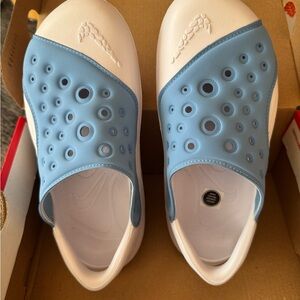 Nike Aquaswoosh Blue and White Slip-On - Brand New!